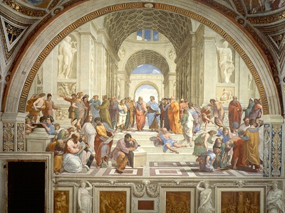 Source: The School of Athens (CC0). Source: https://en.wikipedia.org/wiki/File:%22The_School_of_Athens%22_by_Raffaello_Sanzio_da_Urbino.jpg